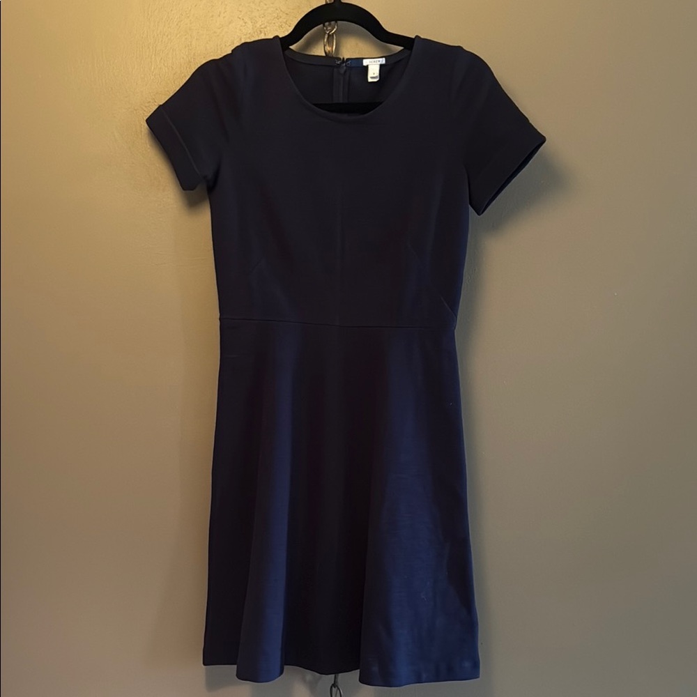 Classic JCrew Navy Blue Dress